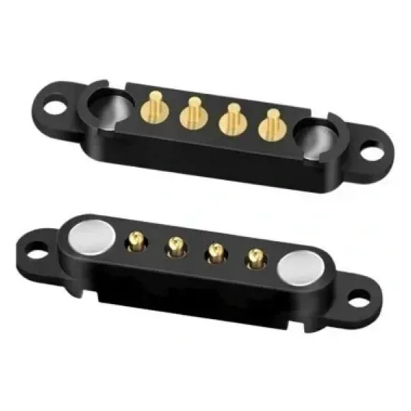 LK-4PIN-2340404 4-Pin 2.54mm Pogo Pin Manyetik Konnektör Takımı - Kulaklı