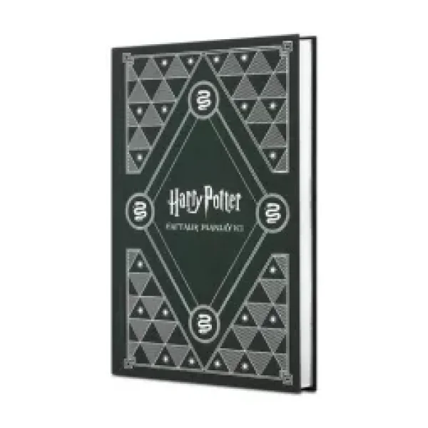 Mabbels Harry Potter Slytherin 20. Yıl Özel Baskılı Haftalık Ajanda - Yeşil, 16,5 x 24,5 cm, Kadife Dokulu Sert Kapak (1 Adet)