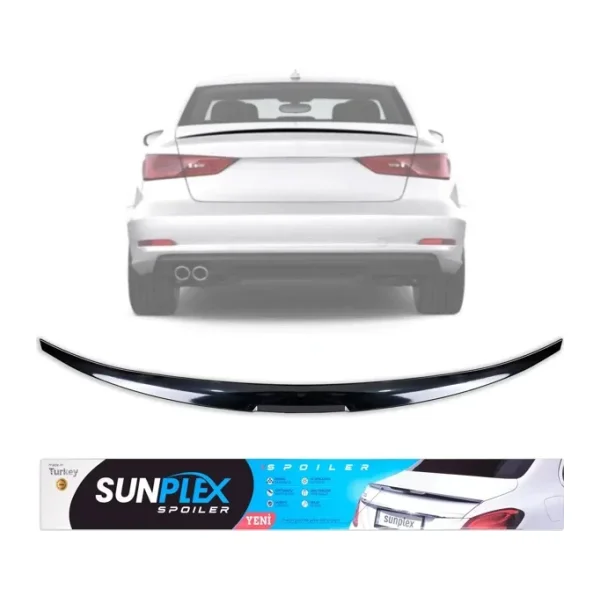 Mega Oto Market Piano Black Enjeksiyon Kalıp Bagaj Spoiler Fiat Egea/Fiat Tipo 2015-2022 ile uyumlu