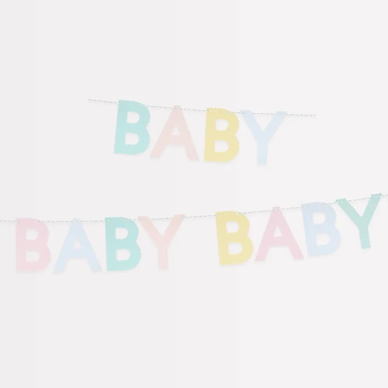 Meri Meri - Tırtıklı Parlak Baby Asılan Süs