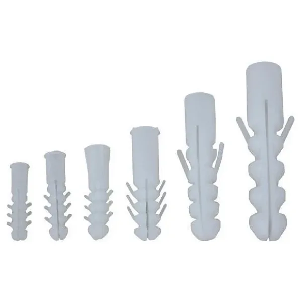 Mey İthalat Plastik Dubel Beyaz 6 mm ( 100 Adet )