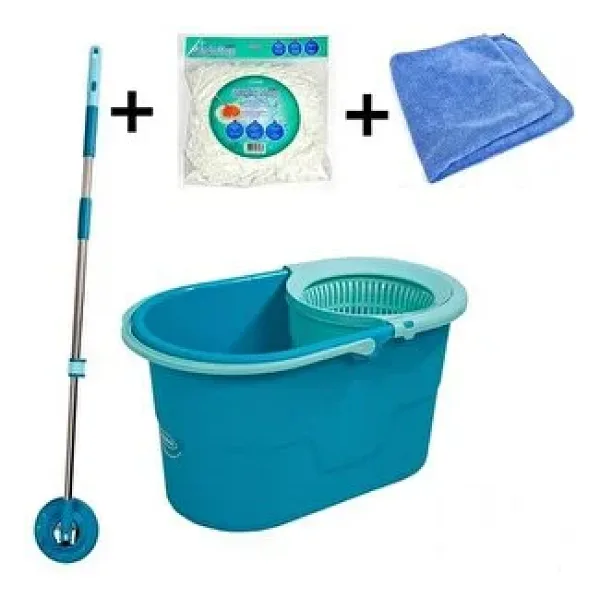Motek Mt17 Fix Mop Temizlik Seti+1Ad Yedek Başlık+Mıkro Fiber Bez