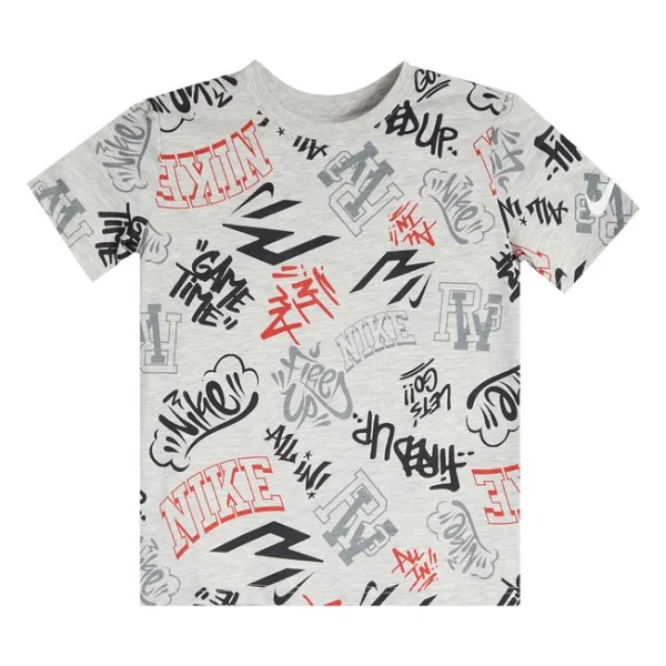 Nıke Rwb Graffıtı Tag Tee Erkek Çocuk Tişört 9Q1205 - 10 - 12 Yaş - Çok Renkli