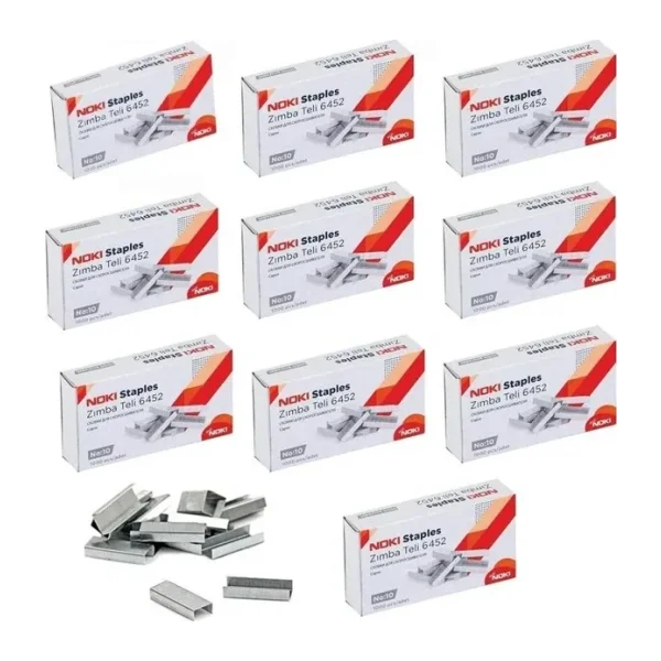 Noki Zımba Teli No:10 Gümüş 10 Paket (1 Kutu)