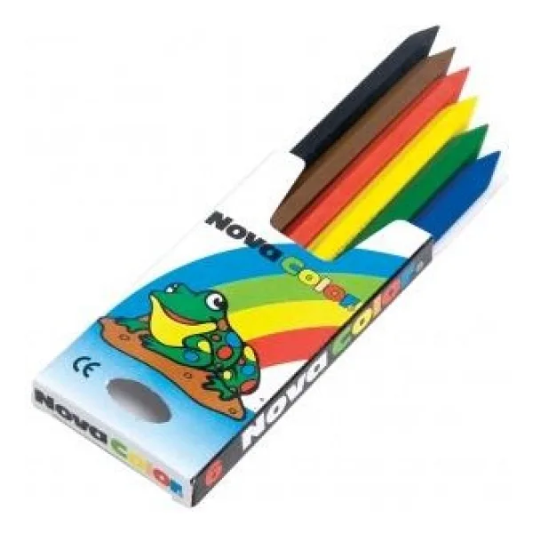 Nova Color NC-1106 6'lı Kısa Mum Boya