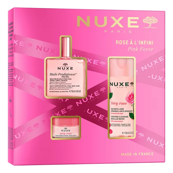 Nuxe Hp Floral Kuruyağ 50 Ml+Very Rose Temizleme Suyu 100 Ml+Very Rose Dudak Balm 15 G