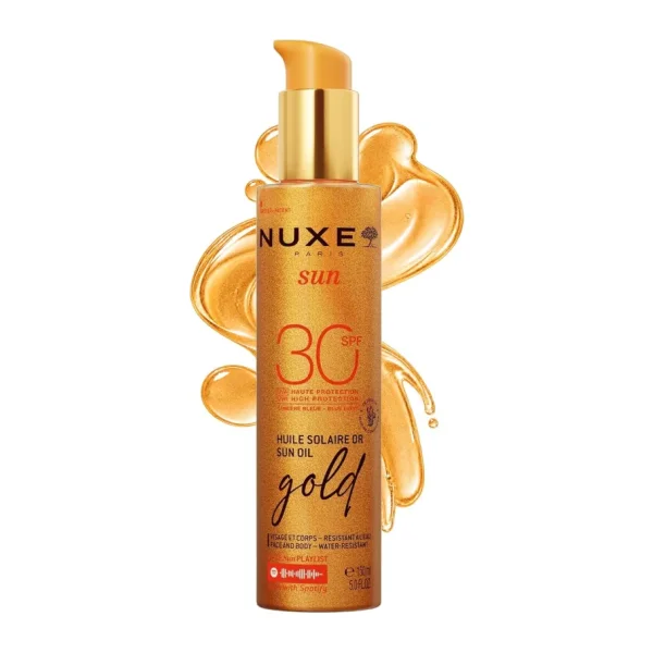 Nuxe Sun Gold Işıltılı 150 ml 30 Faktör Bronzlaştırıcı Yağ