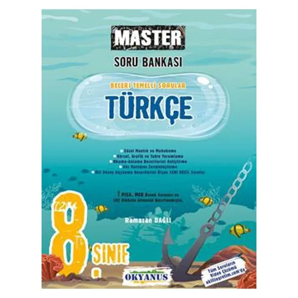 Okyanus Yayıncılık 8. Sınıf Master Türkçe Soru Bankası