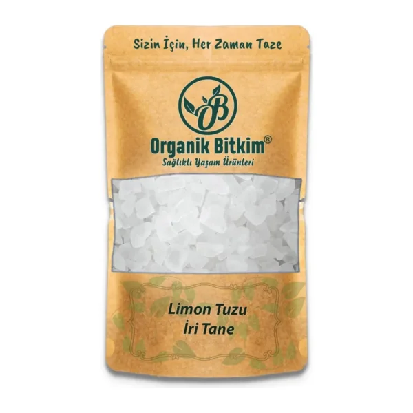 Organik Bitkim 500 gr Tane Limon Tuzu