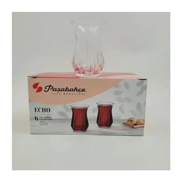 Paşabahçe Echo 420181 6'lı Çay Bardağı