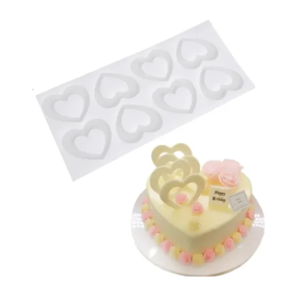Pastry Planet Silikon Kalp Kalıp Epoksi Mum Çikolata
