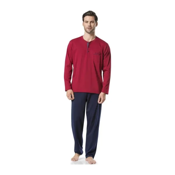 Pierre Cardin Erkek Uzun Kollu Penye Pijama