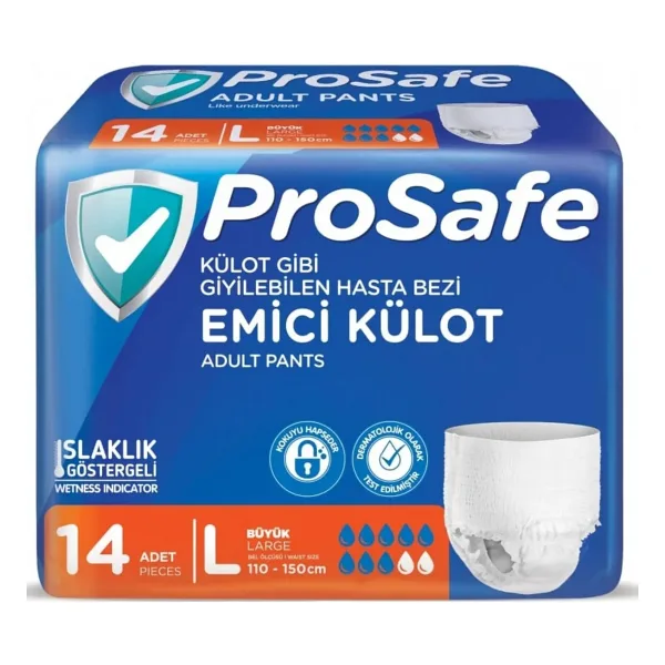 Prosafe Emici Külot Büyük Boy L 14'lü Hasta Bezi