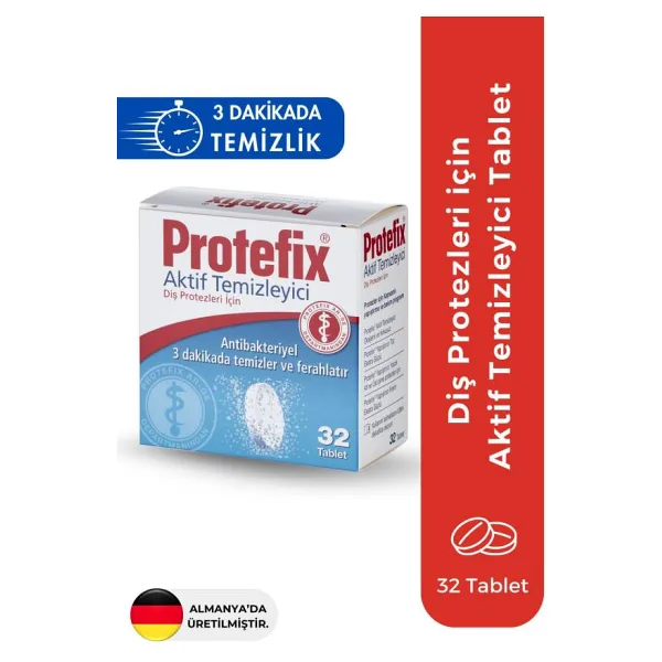 Protefix Aktif 32'li Protez Temizleme Tableti