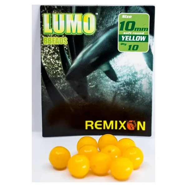 Remixon 10mm Yuvarlak Soft 10 Adet Boncuk Yeşil