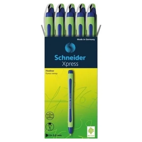 Schneider Xpress 10'lu Mavi 0.8 mm Fiber Uçlu Kalem