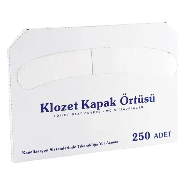 ŞeyliŞeyler - Klozet Kapak Örtüsü 200'lü Tek Kullanımlık Hijyenik Tuvalet Kağıdı 1 Paket