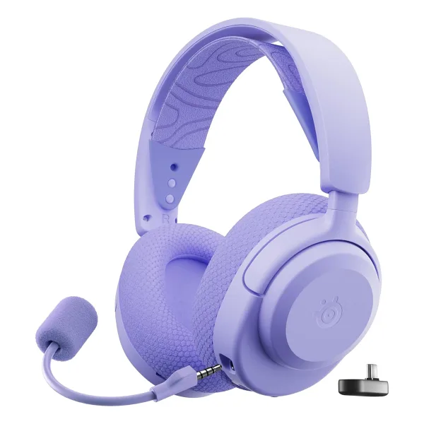 SteelSeries Arctis Nova 3 Mor Kablosuz Kulak Üstü Oyuncu Kulaklığı