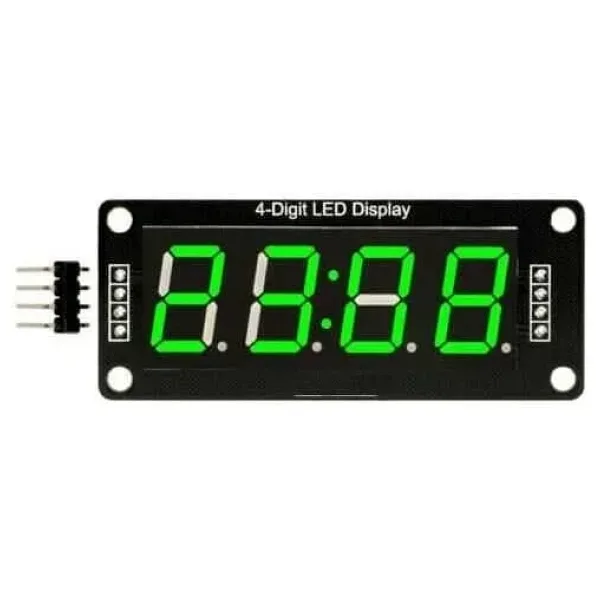 TM1637 4 Digit Led Display Saat Modülü - Yeşil