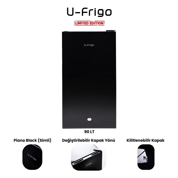 U-Frigo Limited Edition 12-24 V 90 lt Kompresörlü Marin Karavan Buzdolabı