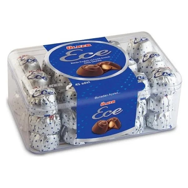 Ülker Ece Bütün Fındıklı Sütlü Çikolata 455 gr