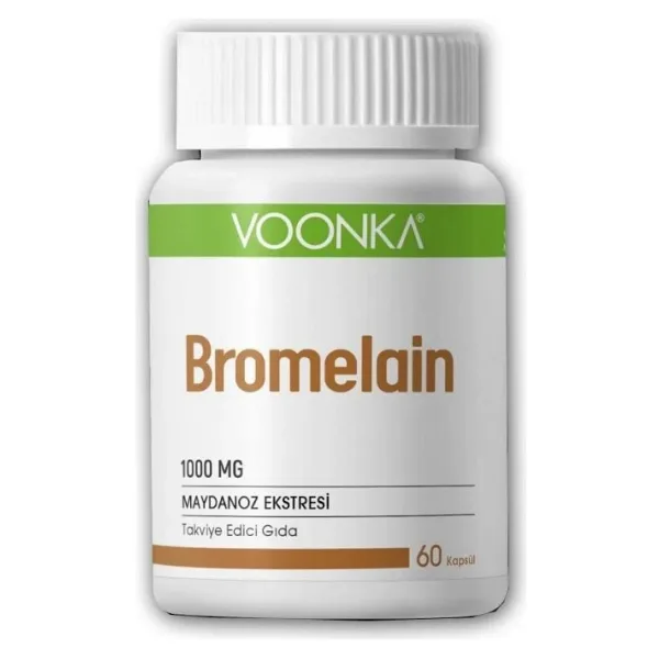 Voonka Bromelain 1000 mg 60 Kapsül