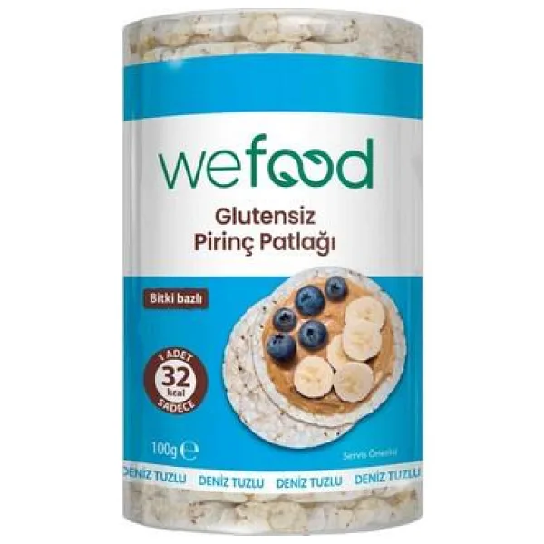 Wefood Glutensiz Pirinç Patlağı 100 gr