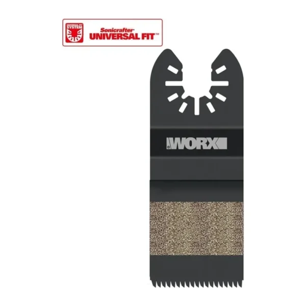 WORX WA4960 Çok Amaçlı Raspalama Makinası İçin 35x40mm Ahşap, PVC Universal Kesme ve Zımparalama Bıçağı