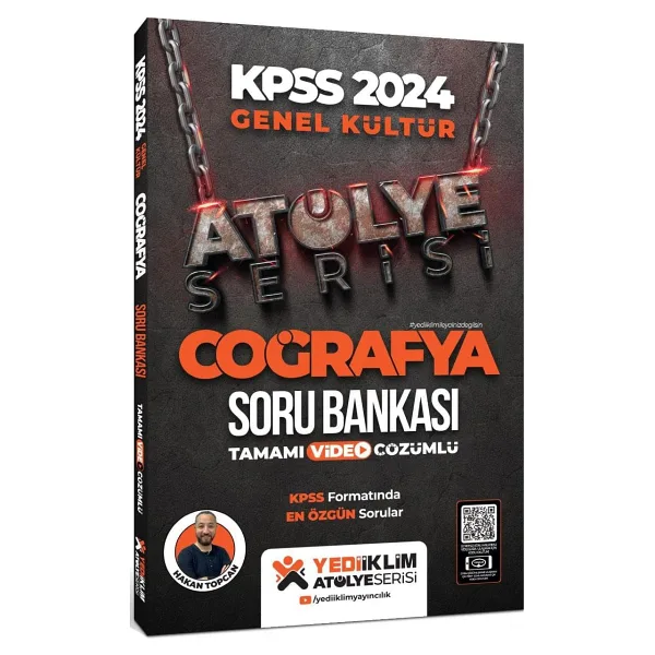 Yediiklim Yayınları 2024 KPSS Atölye Serisi Coğrafya Soru Bankası