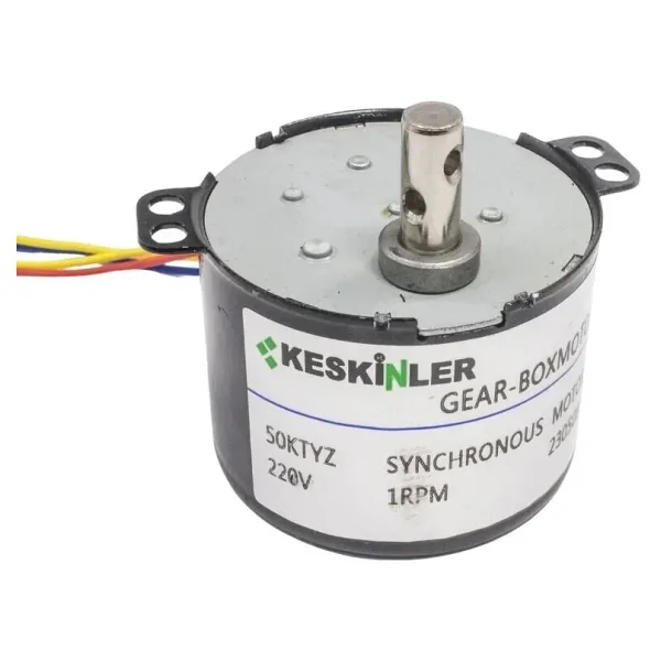 50-KTYZ 1RPM 6W AC Senkron Motor
