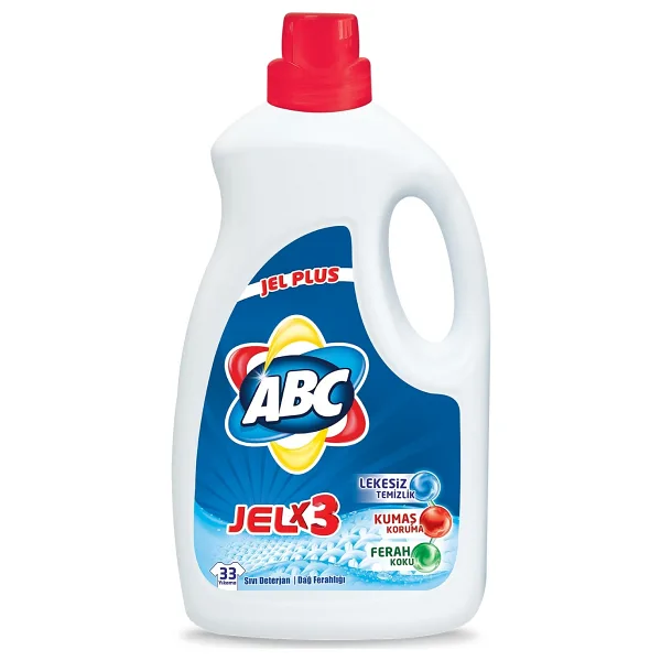 ABC Jel Plus Sıvı Çamaşır Deterjanı 33 Yıkama 2.145 lt