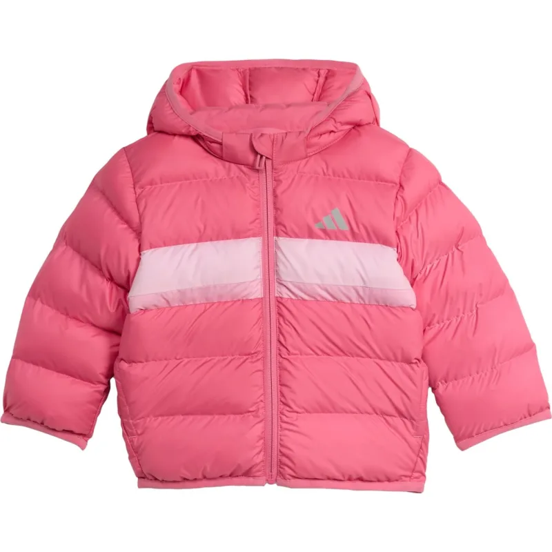 Adidas Synthetic Down JL7390 Koyu Pembe Bebek Mont