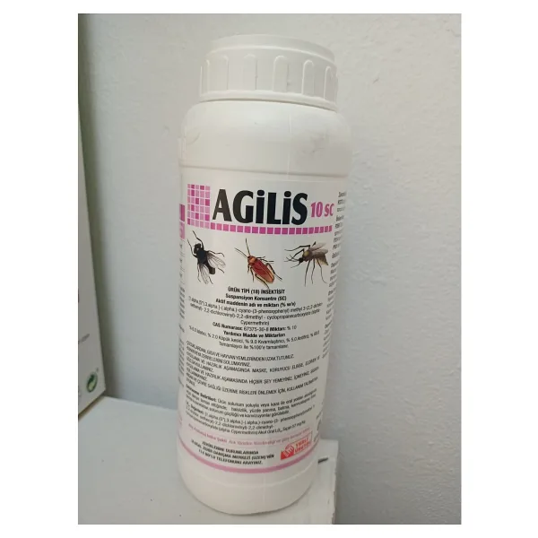 Agilis 10 Sc Kokusuz Genel Haşere Sinek Pire Böcek İlacı 1 lt 3 Adet