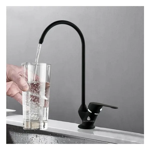 Aqua Bella Su Arıtma Cihazı Için Lüks Avrupa Ankastre Musluk Siyah