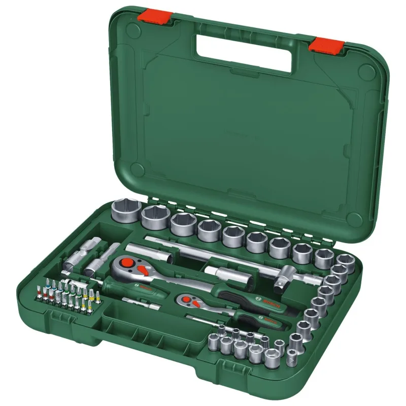 Bosch 1/4 + 1/2 Cırcırlı Somun Sıkma Seti 56 Parça 1.600.A02.Z9B