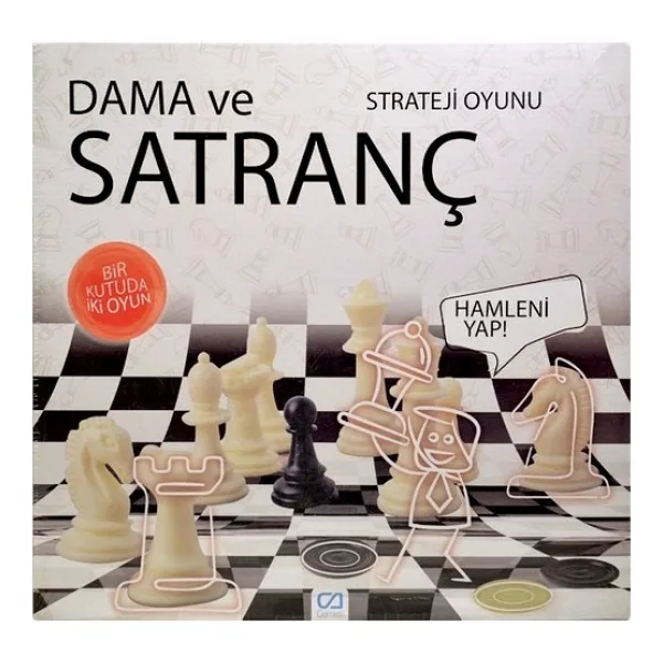 CA Games 5188 Dama ve Satranç Starteji Oyunu