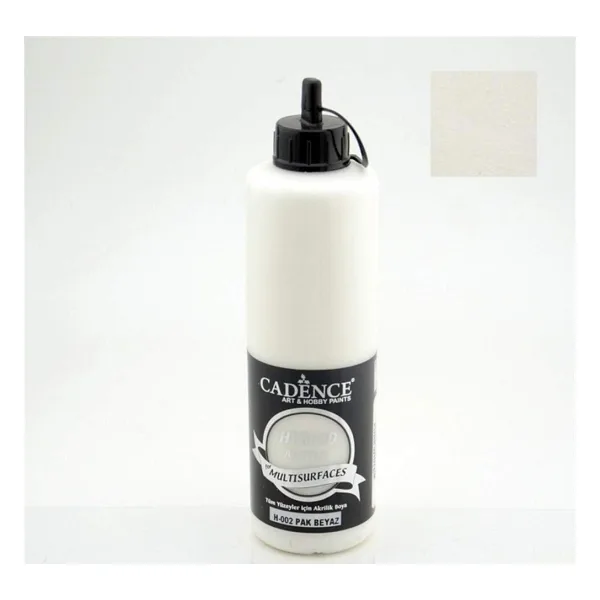 Cadence Hybrid Multisurfaces 500 ml H-002 Pak Beyaz Akrilik Boya
