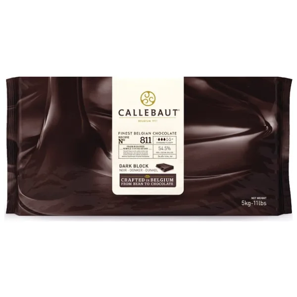Callebaut 70-30-38 Ekstra Bitter Kuvertür Blok Çikolata 5 kg - 1 Adet