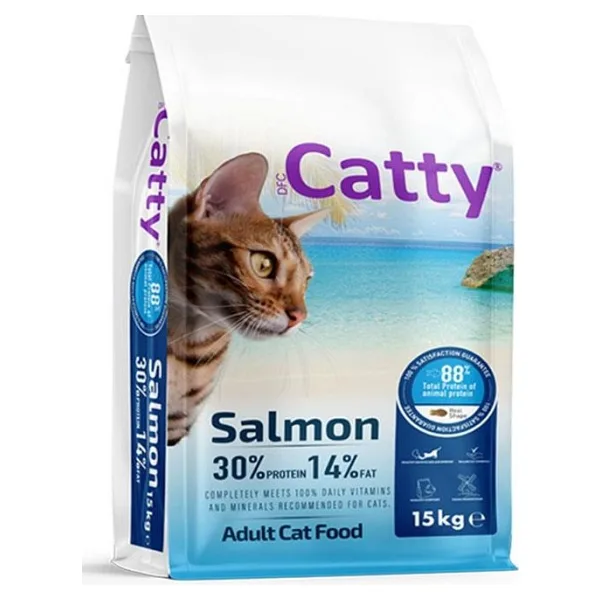 Catty Somonlu 15 kg Yetişkin Kedi Maması