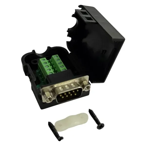 D-Sub DB9 9 Pin Erkek Terminal Block Adaptörü