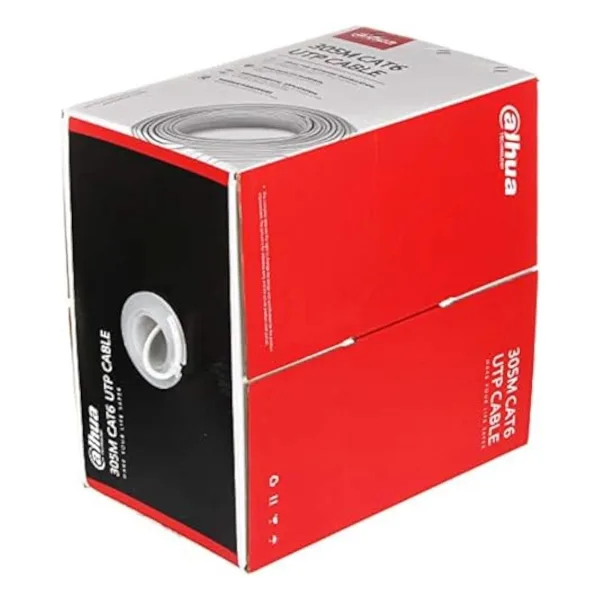 DAHUA Matassa Ağ Kablosu Bobin 305 Metre ETHERNET UTP Cat 6 4X2 AWG 24% 100 Bakır LAN RJ45