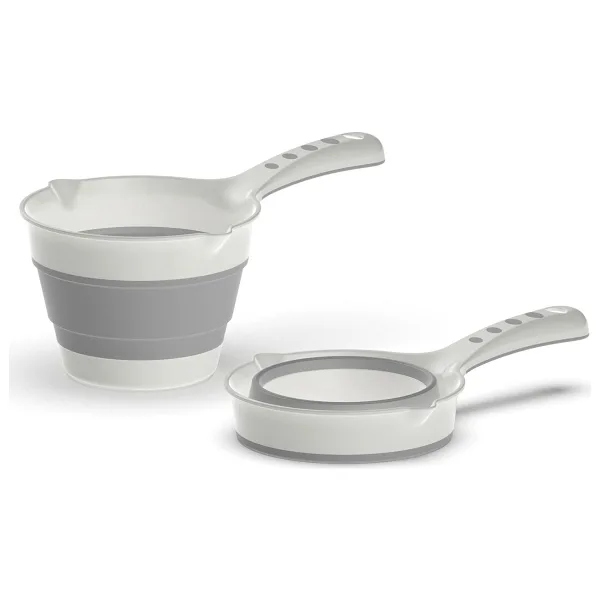 Deconox Katlanabilir Maşrapa, Katlanır Banyo Maşrapası, Akordiyon Koçero (27cmx17cmx4cm)