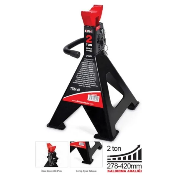 DHT 2 Ton Kriko Standı (1 Çİft) D12010002 Araba Sehpası