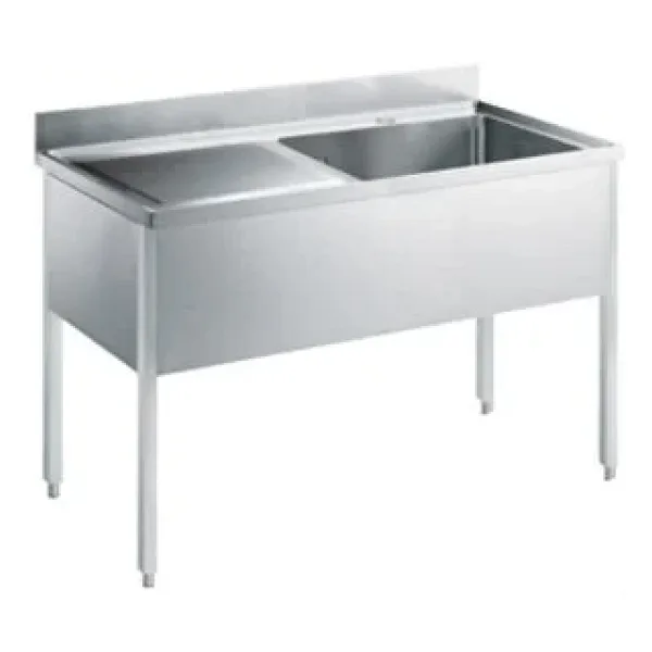 Electrolux Professional Tek Evyeli Tezgah (500x500 Mm), Damlalık Solda - 1400 Mm SL14SN