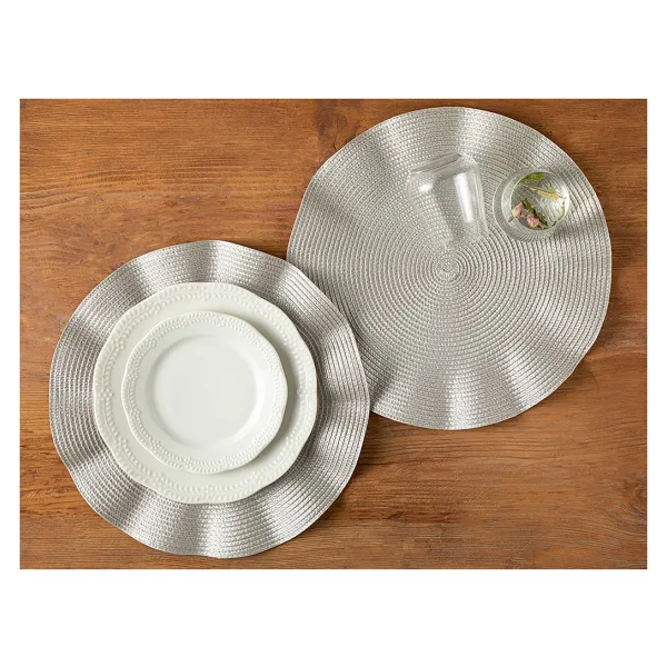 English Home Valao Polipropilen 2'li Amerıkan Servıs 38 cm Bej - 38 x 38 cm