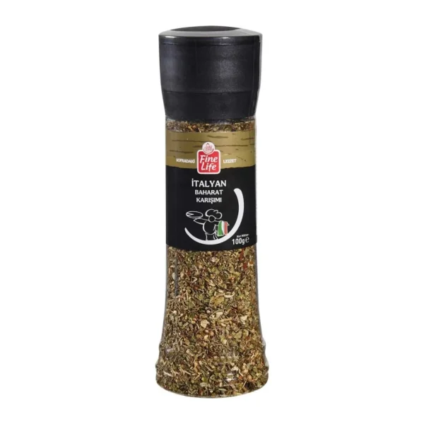 Fine Life Italyan Baharat 100 gr Mangal Barbekü Pizza Makarna Et Tavuk Balık Sos Baharat Karışım - 1 Adet