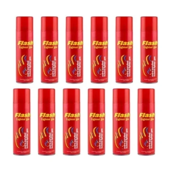 Flash Çakmak Gazı 270 Ml Extra Purufied 12 Adet