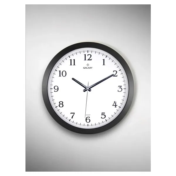 GALAXY Galaxy 1964-k Serisi Lüx Premium Klasik Ofis Ve Duvar Saati 35 Cm Siyah