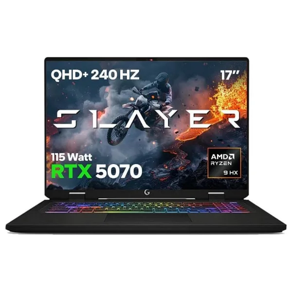Game Garaj Slayer R9M3D Xl-5070 C2 Ryzen 9 9955HX3D 32 GB 1 TB SSD RTX5070 17" WQXGA Gaming Laptop