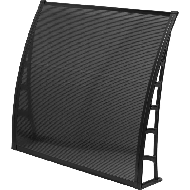 Gardenplast Cosmos Kapı Pencere Üstü Pratik Sundurma 105x120 - Siyah